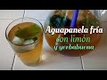 CÓMO SE HACE LA AGUAPANELA FRÍA CON LIMÓN Y YERBABUENA│LA BEBIDA MÁS POPULAR EN COLOMBIA