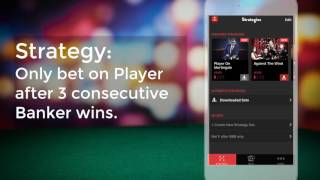 Baccarat Pro Strategy - Bet on Player after 3x Banker Win Streak screenshot 1