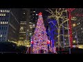 NYC Christmas Eve walking tour of midtown Manhattan in the rain Part 1