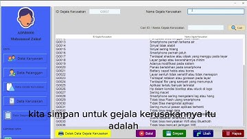 SIMULASI APLIKASI SISTEM PAKAR DIAGNOSIS KERUSAKAN SMARTPHONE ANDROID || METODE FORWARD CHAINING 