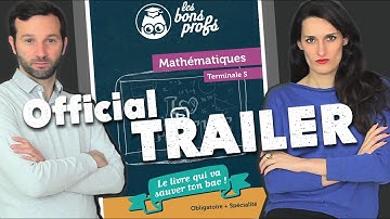 Maths TS : le livre qui va sauver ton Bac ! Official TRAILER - Les Bons Profs