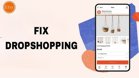 How To Fix And Solve Etsy App Dropshopping | Final Solution