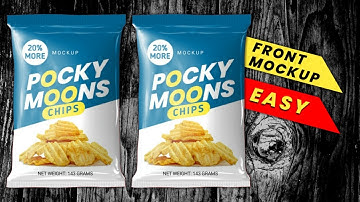 How to create a Design for Packaging | Easy Pouch Mockup