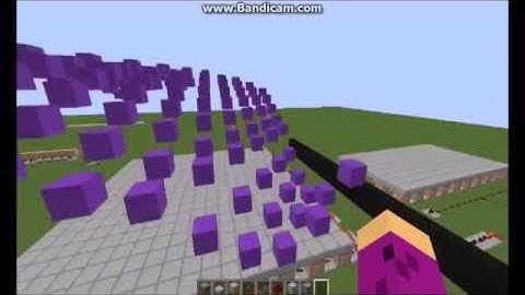 Minecraft - Falling sand wave tutorial video.