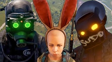 rollenspelers die instorten op roest