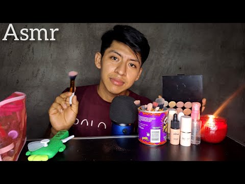 ASMR Roleplay 💄 Te maquillo con cariño hasta que te duermas 😴✨