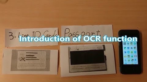 【unitech Scan Service】PA726 Introduction of OCR function