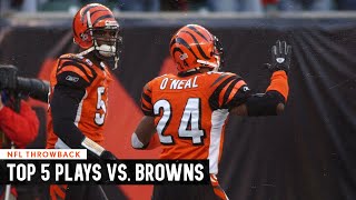Bengals' Top 5 Plays vs. Browns | NFL Throwback