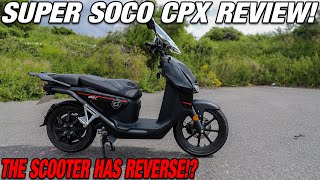 Super Soco CPX Electric Scooter Review!