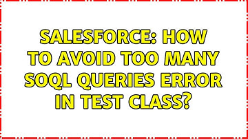 Salesforce: How to avoid too many soql queries error in test class?