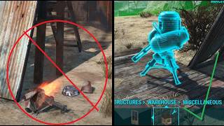 How to remove "unremovable" objects in settlements