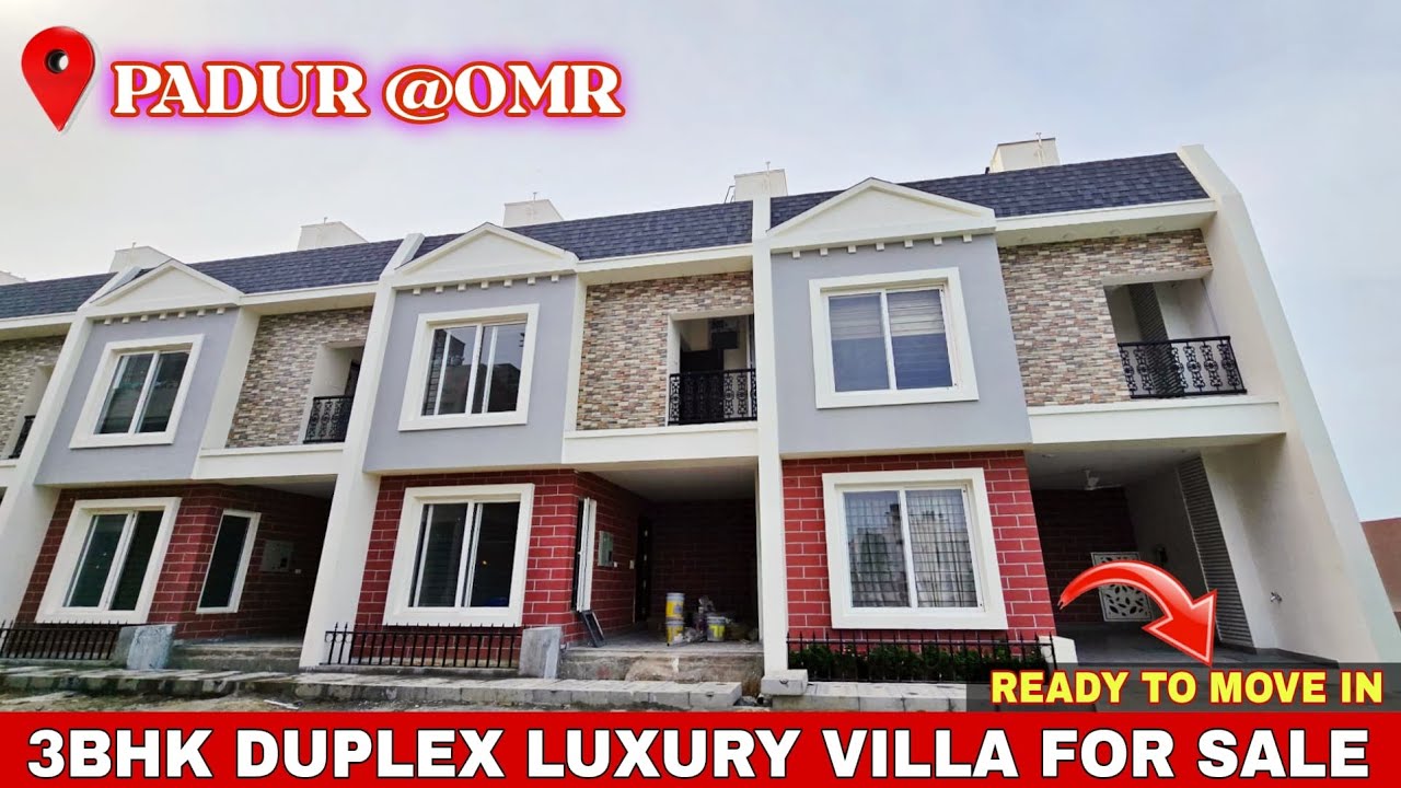 Luxury 3BHK Duplex Villas in Padur OMR | Pride de Villa Chennai