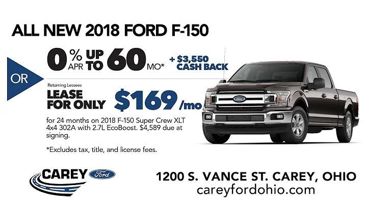 Carey Ford | Ford F-150 & Ford Explorer - August 2...