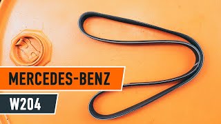 Instalace Klinovy zebrovany remen MERCEDES-BENZ C-CLASS: video příručky