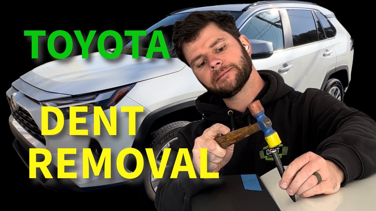 TOYOTA RAV4 DENT REPAIR - YouTube