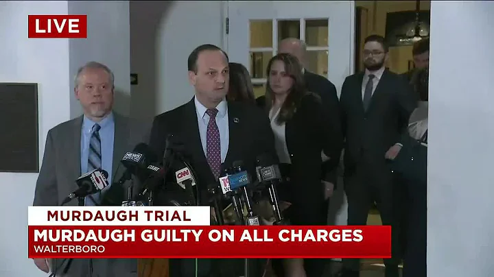 Attorney General Alan Wilson speaks after Alex Murdaugh found guilty of murder