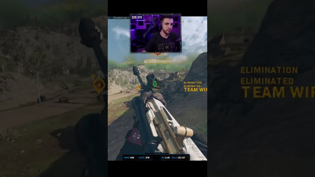 1v4 - K31 Snipes Full squad on the ATV - Warzone #shorts