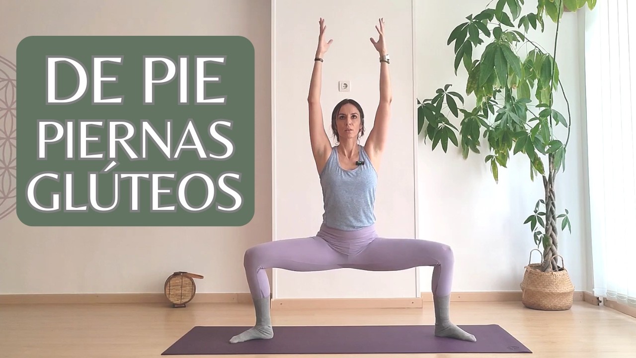 PILATES DE PIE | PIERNAS y GLÚTEOS + ABDOMEN FUERTE