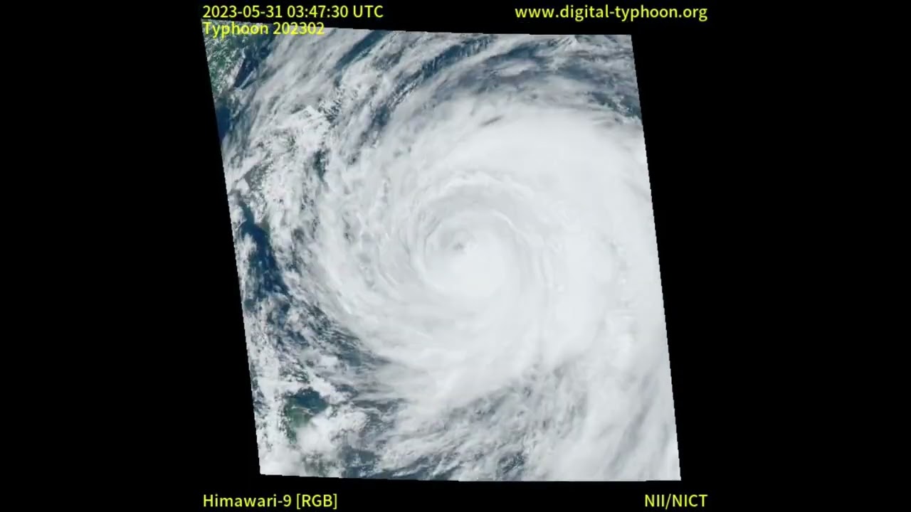 Super Typhoon Mawar (2023) Full Satellite and Radar Loop