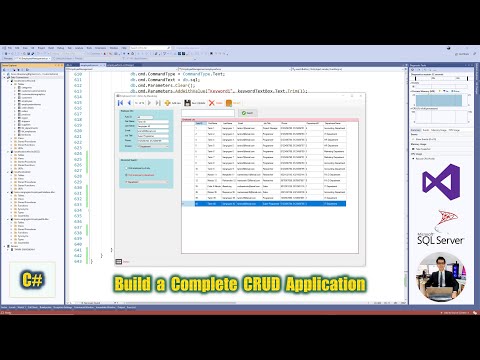 1 Hour Tutorial | Learn C# and SQL Server by Building Windows Application