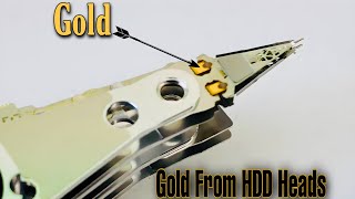 Hard Disc Head Gold Recovery | Recover Gold From Hard Disc | Gold Recovery