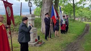 20240525 141930 Zahorčice Mgr Červenka informace o křížku Na Skuhrovci