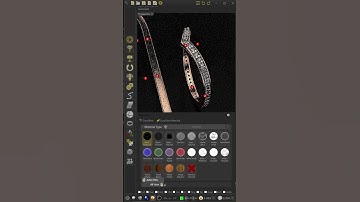 Making a V-Ring jewelry cad design 3D modeling with CrossGems
