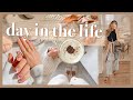 DAY IN THE LIFE | fall clothing haul, new nails, thrift store finds, & baking pumpkin bread!