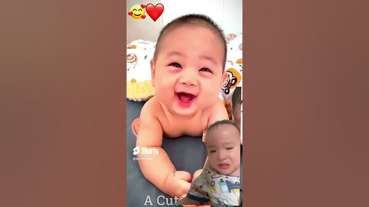 crying when see baby laugh