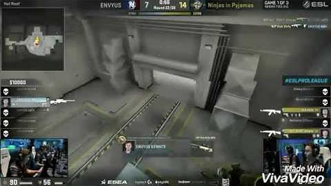 Kennys vs NIP/insane clutch 1vs2