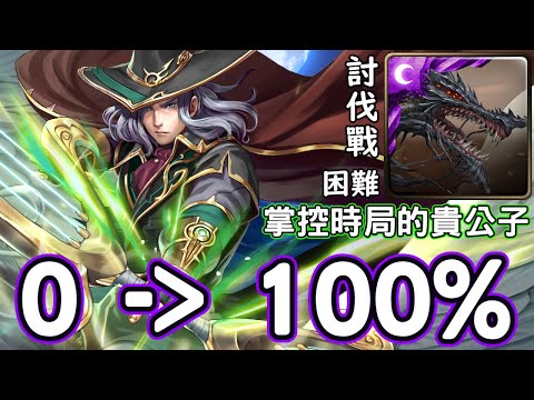掌控時局的貴公子【討伐戰】困難100% 秦始皇隊伍示範 神魔之塔の查爾斯