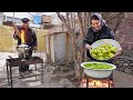 How to Cook Kiwi Jam and Dessert According to a Special Recipe? Relaxing Life in Azerbaijan Village!