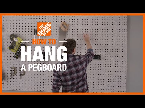 How to Hang a Pegboard | The Home Depot