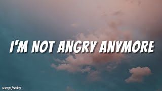 i'm not angry anymore (lyrics) - Paramore
