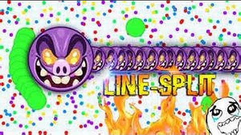 How to linesplit? Agar.io! 10x linesplits!