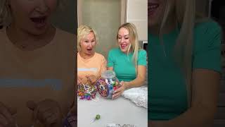 The best surprises in aluminum foil Funny Challenge #shorts by Leisi Show