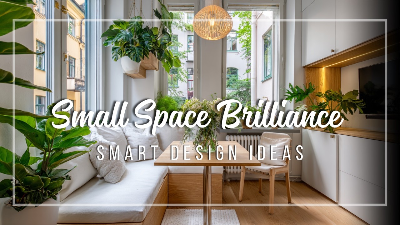 Stylish Small Apartment Brilliance 💫 Elegant Luxury Interiors with ...