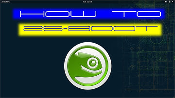 2019 - How to 26-boot openSUSE Tumbleweed 20190320 with Windows 10 in UEFI - Complete Guide - March