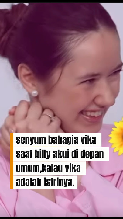 Vika is happy that Billy announced her status as his wife #vikakolesnaya #billysyahputra