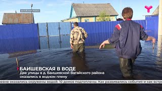 В водном плену две улицы в д. Баишевской Вагайского района by Тюменское время 311 views 12 hours ago 2 minutes, 10 seconds