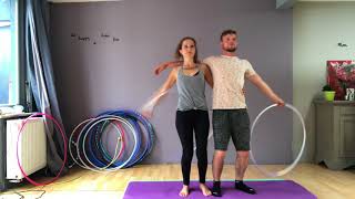 duo hoopdance training chorégraphie