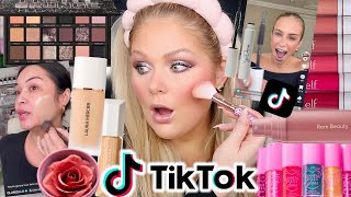 TESTING VIRAL MAKEUP TIKTOK MADE ME BUY 2024 🤯 WORTH THE HYPE?! | KELLY STRACK