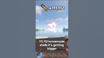 How many HANDMADE SHELLS to destroy each WALL in Rust...