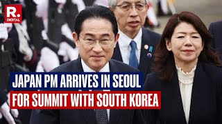 Japan PM Fumio Kishida Arrives In Seoul For Summit With S. Korea, China Leaders