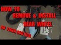 How To Remove & Install The Rear Wheel On A Triumph Tiger 800 XCA