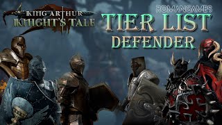Тир лист рыцарей класса Защитник(Defender) в игре King Arthur: Knight’s Tale