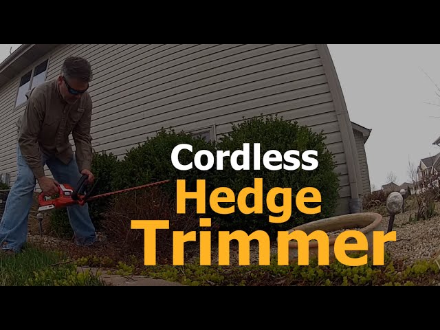 Black and Decker Extended Hedge Trimmer Test and Review 