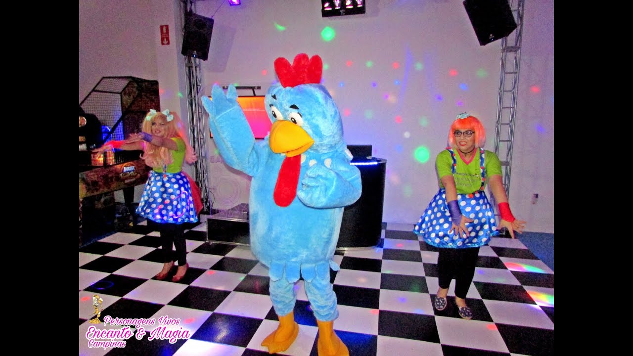 CHEGADA PERSONAGEM VIVO - GALINHA PINTADINHA ENCANTO