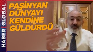 Paşinyan Masaya Su Dökerek Anlattı! Dünya O Anları Güle Güle İzledi