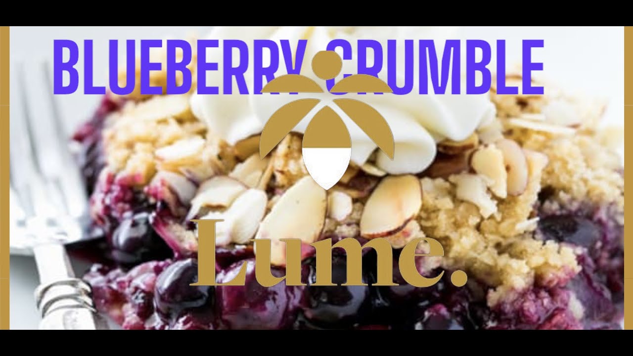 BLUEBERRY CRUMBLE from LUME CANNABIS CO  FULL REVIEW